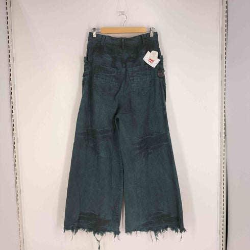 ユリウス JULIUS 24AW High Waist Wide Distressed Denim Pants メンズ JPN:3